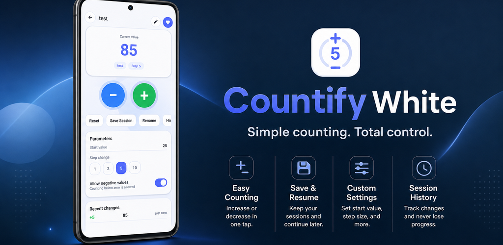 Countify White promotional artwork